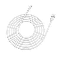  USB kabelis Hoco U72 Lightning 1.2m silicone white 